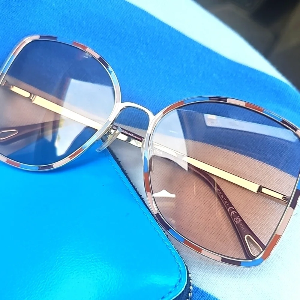 Chloe Vitto 60 MM Butterfly Oversized Sunglasses